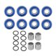 thumbnail image 5 of Juego De 8 Rodamientos De Skateboard Abec 11 Con Espaciadores, Arandelas Azules, 5 of 5