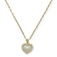thumbnail image 1 of Colgante Corazon Zirconias Blanco Amor Chapado En Oro 18k, 1 of 3