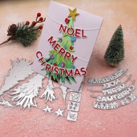 Troquelados Para Hacer Tarjetas Feemkota Noel Merry Christmas Tree