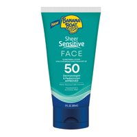 Crema Solar Banana Boat Sheer Sensitive Face Loción Facial Spf 50 90 Ml