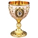 thumbnail image 1 of Mini Copa De Vino De Metal Vintage, Copa De Vino De 30ml, Reutilizable, Inastillable, Estilo Medieval, Estilo B, 1 of 3