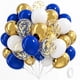 thumbnail image 1 of Kit de globos BAUANOOY 60 piezas 12" azul, dorado y blanco, 1 of 7