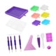 thumbnail image 2 of Kits De Bandejas De Pinturas De Diamantes 5D, Bandejas De Clasificación De Cuentas De Placa De Taladro Con Tapa Para Manualidades DIY, Multicolor, 2 of 5