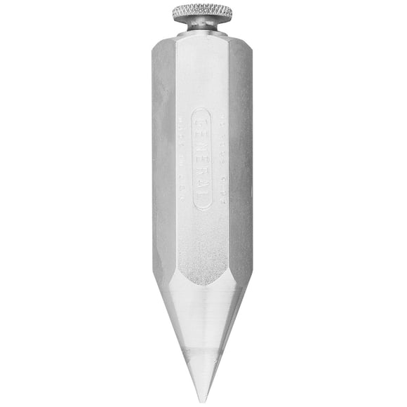 Plumb Bob General Tools 790-12, acero hexagonal, 350 ml