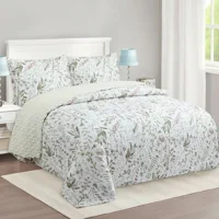 Casadeliacl - Cubrecama Quilt Sherpa 1.5 - Varios Modelos W.M G Azul Claro Diseño