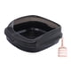 thumbnail image 2 of Caja De Arena Para Gatos, Bandeja De Arena Semicerrada Para Mascotas Pequeñas, Gatos De Interior, Conejo, 2 of 5