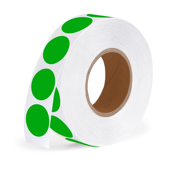 Etiquetas de puntos circulares verdes de 1,3 cm – 1000 uds – Aanxufa