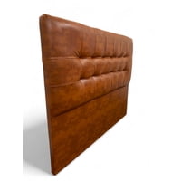 Mbc - Respaldo De Cama King Valencia Pu Café