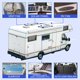 thumbnail image 4 of Sellador de techo Survol, autonivelante, blanco, 10.3 onzas, para autocaravana, paquete de 4, 4 of 9