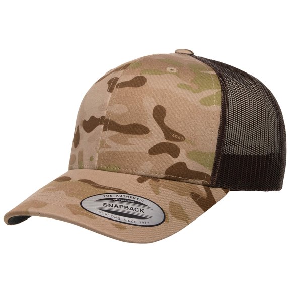 Gorra Yupoong YP Classics Multicam Retro Trucker Talla Única