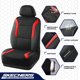 thumbnail image 4 of Fundas de asiento de coche Skechers de espuma viscoelástica Air Cool Mesh, color rojo, 4 of 7