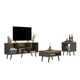 thumbnail image 2 of Combo Living Tokio 3 Piezas Rack TV, Mesa de Centro, Mesa Lateral Madera Grafito, 2 of 5