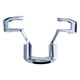 thumbnail image 3 of Cubierta del panel del volante, cubierta del marco del volante del automóvil, cubierta resistente profesional del marco del botón del volante para F35 Plata, 3 of 5