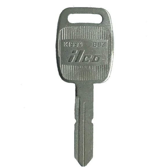 Llaves en blanco Ilco K1994-B87 de latón niquelado, paquete de 10