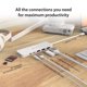 thumbnail image 3 of Minihub USB-C j5create JCD373 con HDMI 4K, 2 puertos USB 3.1 de 5 Gbps, 3 of 7
