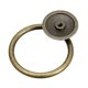 thumbnail image 4 of Uxcell Tiradores de Anillo Redondo, 2 Piezas Pomos de Cajones Bronce Círculo Tiradores de Cajón Agujero Único para Tocador Armario Ropero, 4 of 6