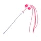 thumbnail image 2 of Funny Cat Teaser Wand Long Rod Cat Juguete Interactivo Con Bolas De Felpa Y Bell Pink Red, 2 of 5