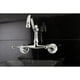 thumbnail image 3 of Grifo de cocina Kingston Brass Vintage 6 de montaje en pared, cromo pulido, 3 of 5