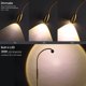thumbnail image 4 of Lámpara O'Bright Ray con foco LED ajustable, latón envejecido, 4 of 7