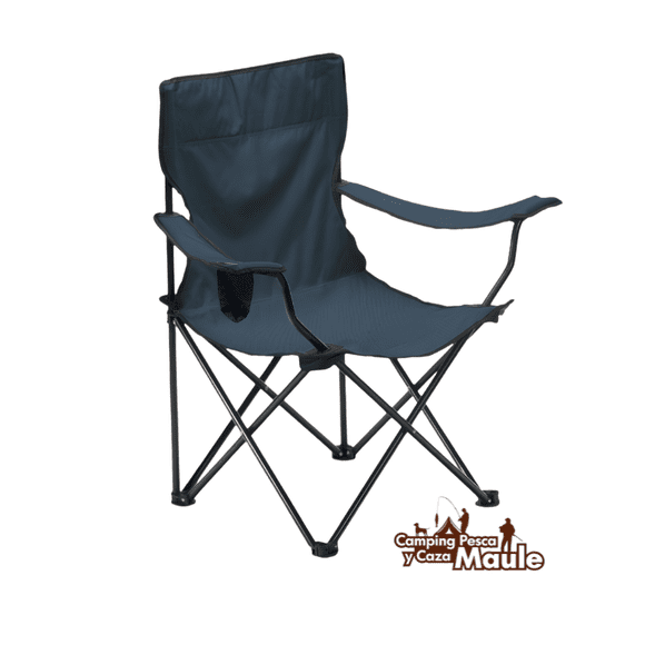Silla de Camping y Playa azul marino