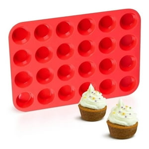 Genérico - Molde Cupcakes 24 Mini Cupcakes Molde Para Tortas Reposteria