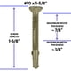 thumbnail image 2 of Tornillos Jake Sales Reamer Tek Torx, cabeza autoperforante, 1 kg, 2 of 9