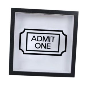 Magideal - Caja De Archivo De Aventuras, Soporte Para Colección De Billetes, Con Ranura, Práctica Y Fácil De Instalar, Marco De Caja De Sombra Para Viajes, Para 29Cmx29Cm