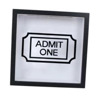 Magideal - Caja De Archivo De Aventuras, Soporte Para Colección De Billetes, Con Ranura, Práctica Y Fácil De Instalar, Marco De Caja De Sombra Para Viajes, Para 29Cmx29Cm