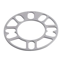 Magideal - Espaciador De Rueda De Coche, Espaciador De Placa De Cuña, Accesorios De Coche Fáciles De Instalar, Cuñas De Aluminio Para Vehículos De 4 Y 5 Pernos, 3Mm
