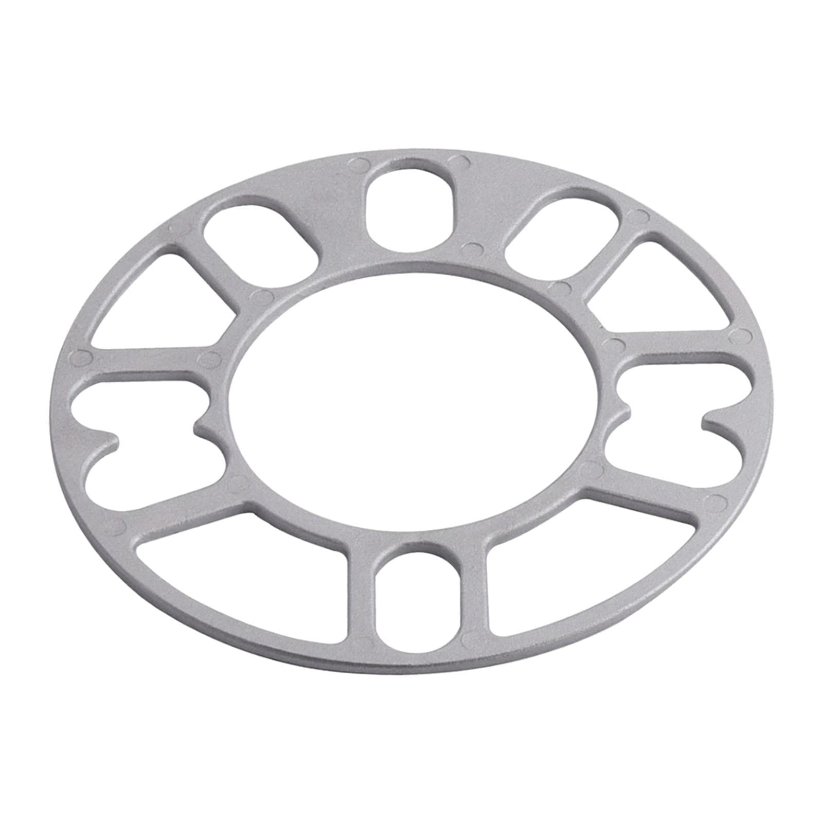 Magideal - Espaciador De Rueda De Coche, Espaciador De Placa De Cuña, Accesorios De Coche Fáciles De Instalar, Cuñas De Aluminio Para Vehículos De 4 Y 5 Pernos, 3mm