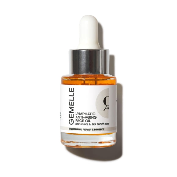 Aceite facial GEMELLE Linfatic Antienvejecimiento 15 ml con vitaminas C, E y A