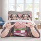 thumbnail image 1 of nezuko Bedding Sets Cartoon Duvet Cover Lightweight 3 Piece Bet Sets for Kids Boys Girls, 1 of 5