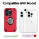 thumbnail image 2 of Funda KCJ para iPhone 15 Pro Max Rugosa de 3 Capas, 2 of 8