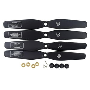 Genérico - 4X Hélices Para Drones Para Sjrc S20W S30W T18 H301S T25 Hs110D Drone Negro
