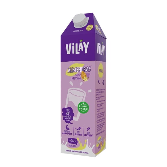 Bebida De Almendras Sabor Vainilla, 1 L