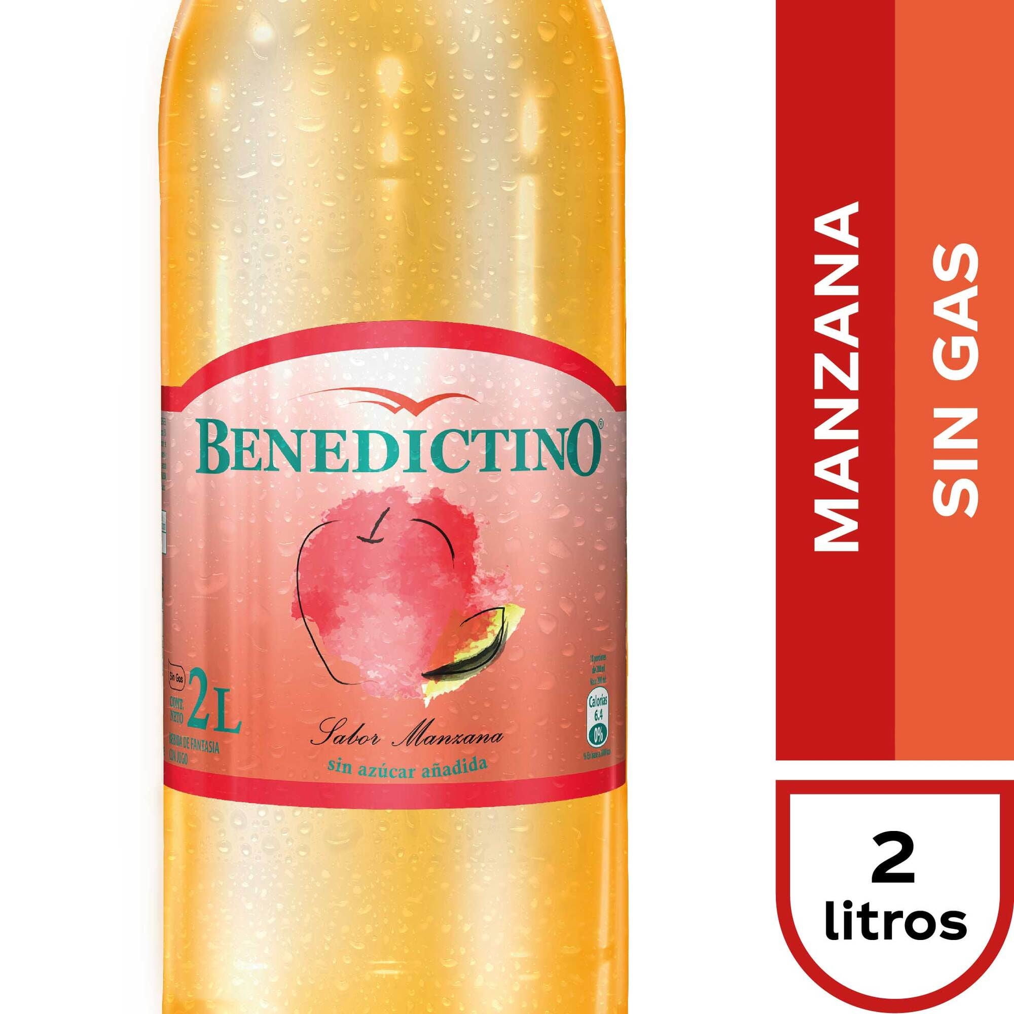 Agua Saborizada Manzana 2 L Benedictino