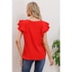 thumbnail image 3 of Polera Mujer Manga Corta Semi Formal Casual Con Volantes 317, 3 of 3