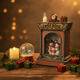 thumbnail image 4 of Adorno Navideño Chimenea Muñecos Nieve Musical Usb Brillo, 4 of 9