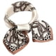 thumbnail image 1 of Bufanda de seda morera auténtica (53 x 53 cm) - Pañuelo ligero para el cuello - Bufandas cuadradas pequeñas con estampado digital para mujer y hombre, 1 of 7
