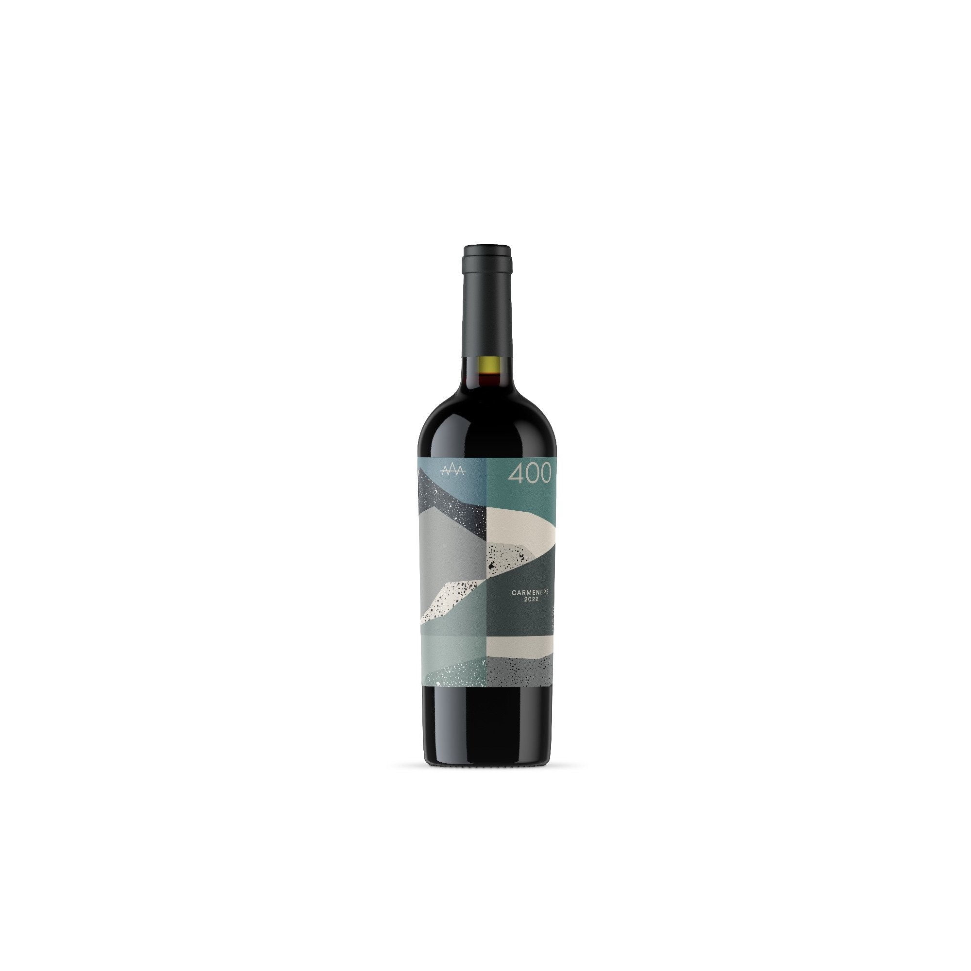 Vino Tinto Gran Reserva 400 Carmenere Botella 750 ml Andes Plateau