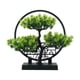 thumbnail image 5 of Árbol Bonsái Artificial Verde Para El Alféizar De La Ventana, La Mesa Del Hogar, El Escritorio De La Oficina, Verde Claro, 5 of 5
