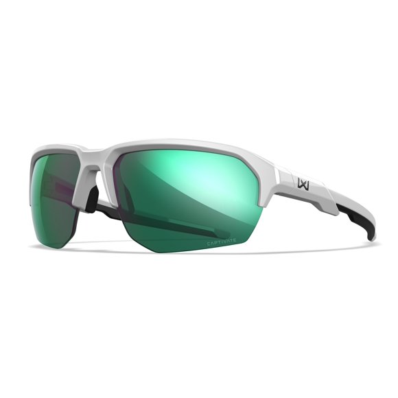 Gafas de Sol Wiley X JAKL Polarizadas Blanco Espejo Verde