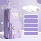 thumbnail image 1 of Kawaii Portable schoolbag Pencil Cases Capacity Canvas Pencil Bag Pouch Holder Box for Girls Student Stationery School Supplies, 1 of 3