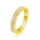 thumbnail image 3 of Exquisitos Anillos de Eternidad de Moissanita Creada en Laboratorio para Mujer, Color D Redondo VVS1, Anillos de Boda de Plata Esterlina S925 con Diamantes, Opción Ideal para Fiestas en Pareja,, 3 of 5