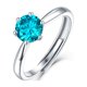 thumbnail image 3 of Anillos de Boda Ajustables de Moissanita de 1 Uds para Mujer Corte Redondo Color D VVS1 Anillos de Diamante de Moissanita con Certificado, 3 of 9
