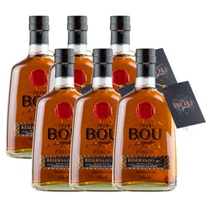 Bou - Caja X6 Pisco Legado Roble 40º