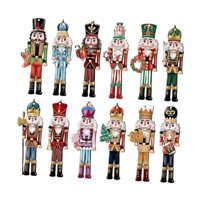 Bothyi - 12 Figuras De Cascanueces Para Decoración Navideña, Ideal Como Recuerdo De Fiesta O Para La Sala De Estar.