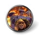 thumbnail image 1 of El bebé jefe niña blanca-Theme Round Button Badge: Premium Metal Construction, Ideal for High-End Events 2.8 cm, 1 of 6