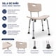 thumbnail image 4 of Silla de Baño Ducha Respaldo Desmontable, 4 of 4