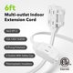 thumbnail image 4 of Cable de alimentación BN-LINK 1,8 m 3 tomas 2 unidades blanco, 4 of 8